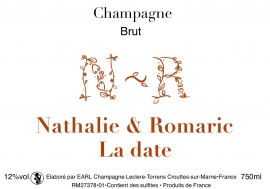 Champagne LECLERE-TORRENS - M. Lettre Fleury